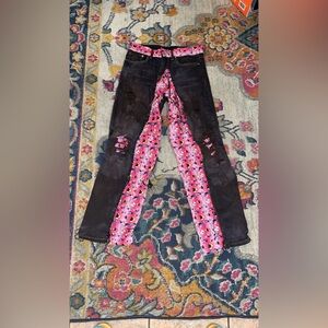 Popeye Inspired Flared Jeans Sz 30/32 PREWASHED NEVER WORN